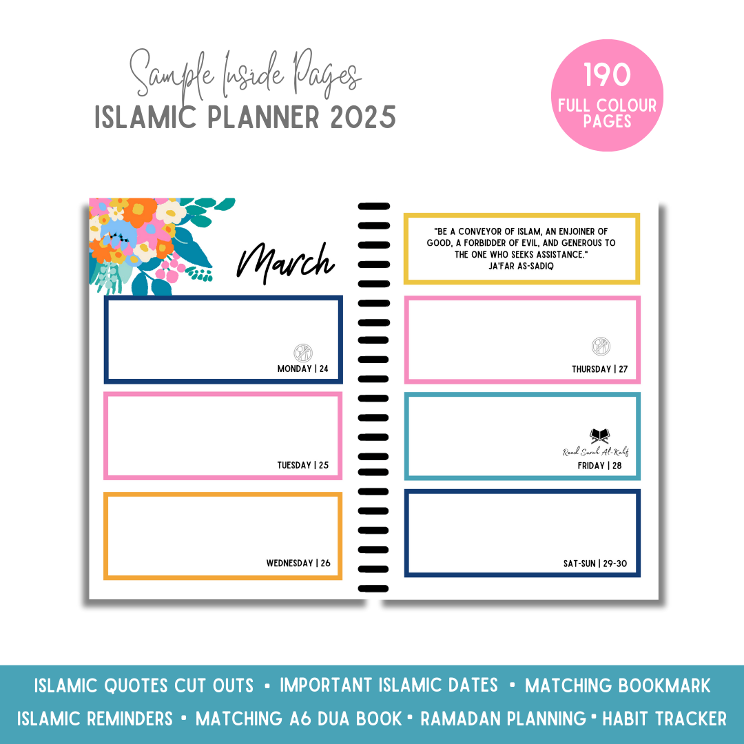 PRE ORDER Islamic Planner Kit 2025